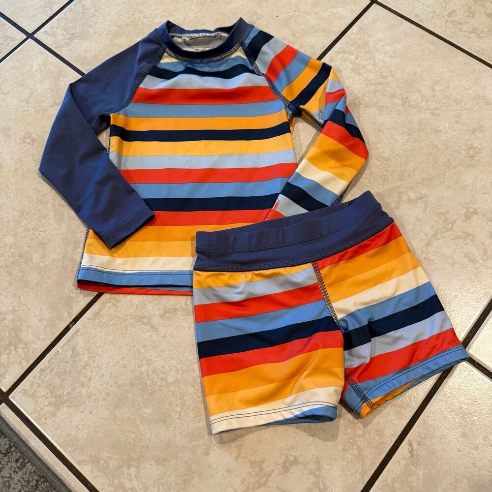 REI rashguard and shorts